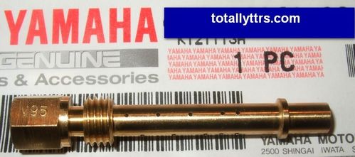 Carb Nozzle V95 for main jet - White Open Enduros - genuine Yamaha part