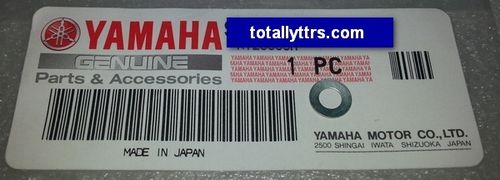 Steering lock cover pin conical spring washer - genuine Yamaha part