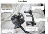 Brake caliper slide pins and rubbers repair kit - front