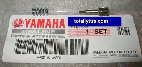 Carb Float Bowl drain screw set - genuine Yamaha part