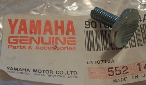 Rear mudguard fixing bolt - genuine Yamaha part