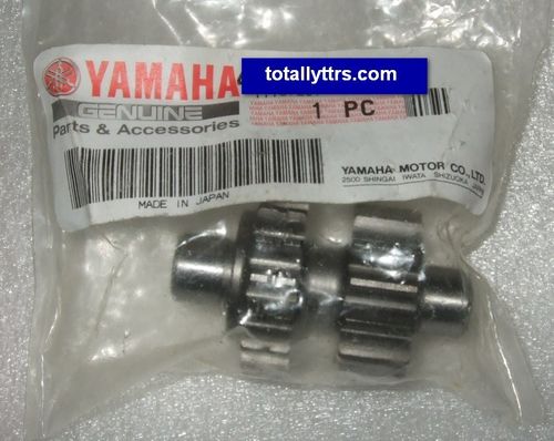 Idler/Starter Gear 2 - 16/14 tooth - genuine Yamaha part