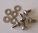 Screw set with washers - M6x12mm stainless steel x 6 pieces