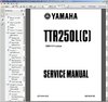 Service / workshop manual for blue plastic-tanked TTR250s