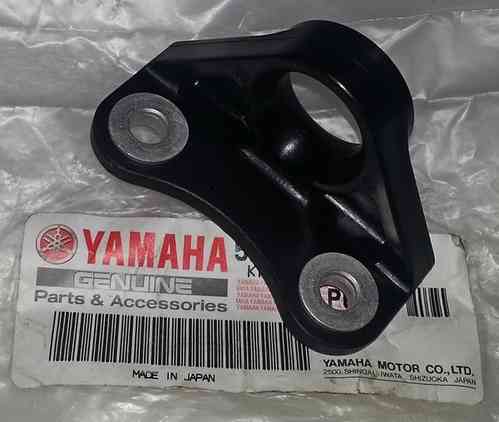 Blue petrol tank plastic mount - genuine Yamaha part