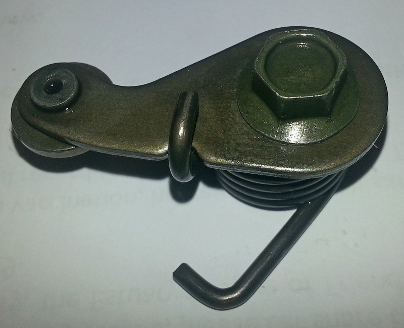 Gear change stopper lever assembly with bolt - used - Totally TTRs